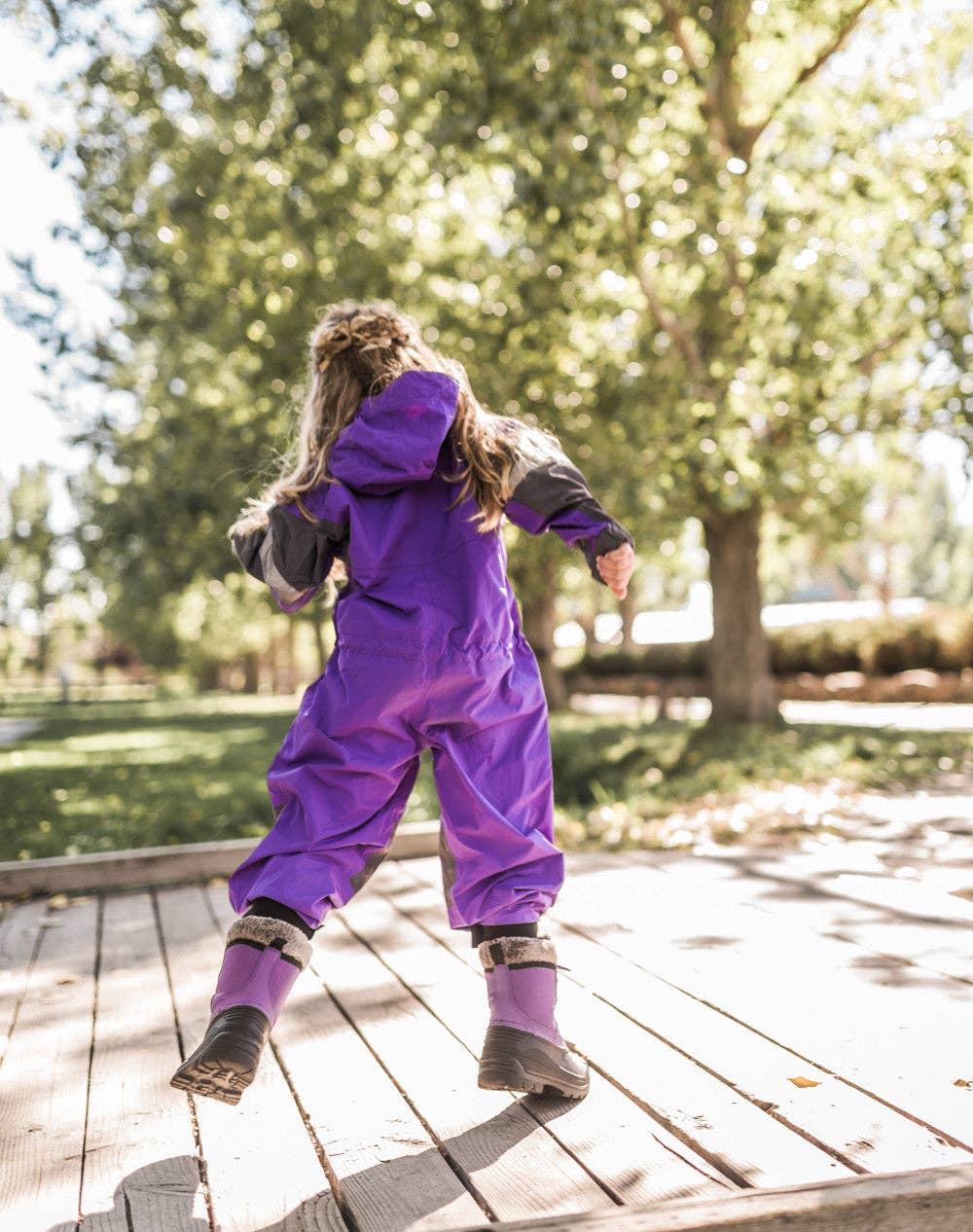 Trail Suit (Kids'), Deep Purple