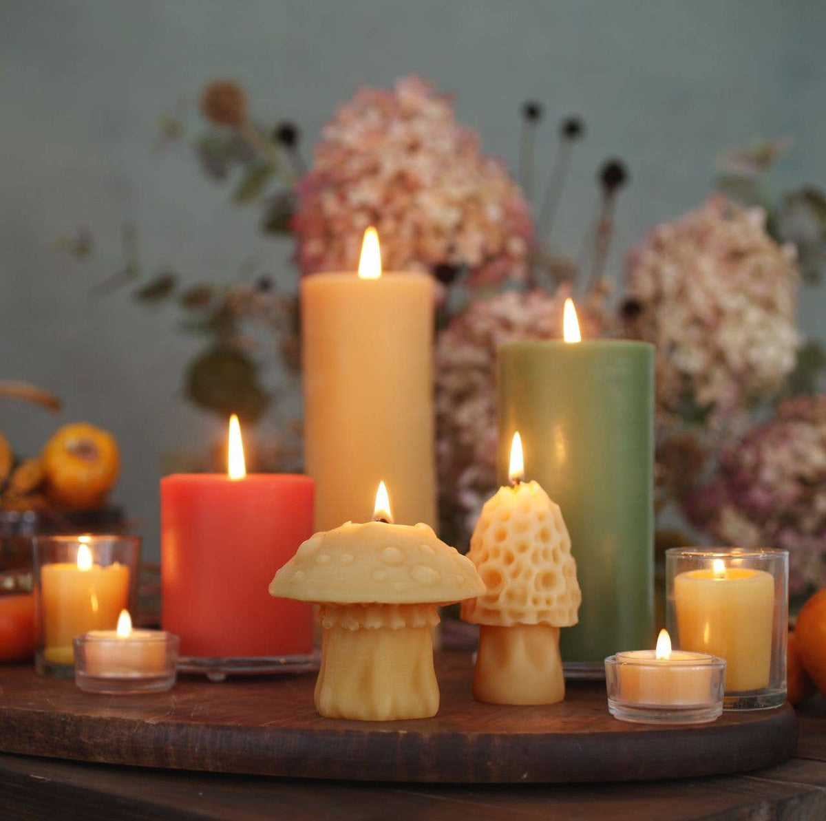 Tea Light Candles – 100% Pure Beeswax – 5 Hour Burn