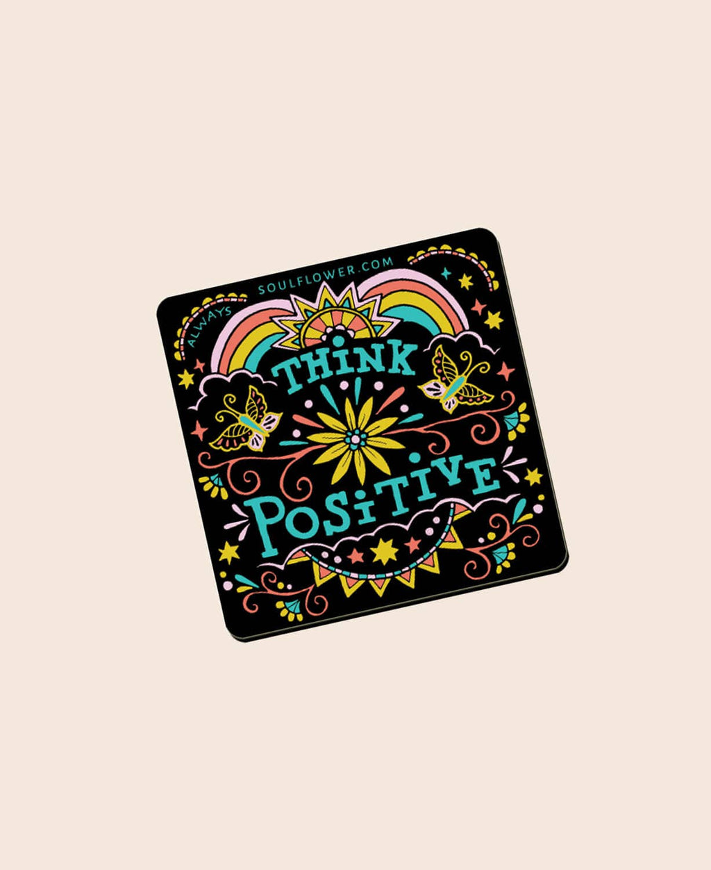 Think Positive Magnet - Cool Fridge Magnets