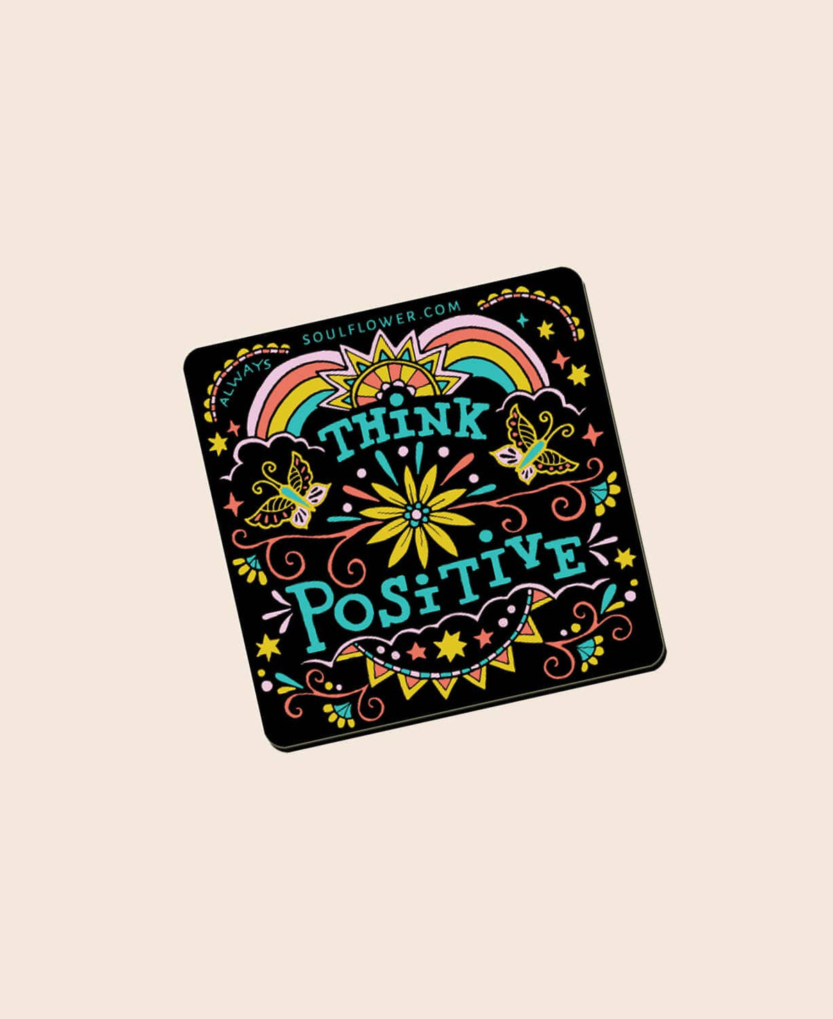 Think Positive Magnet - Cool Fridge Magnets