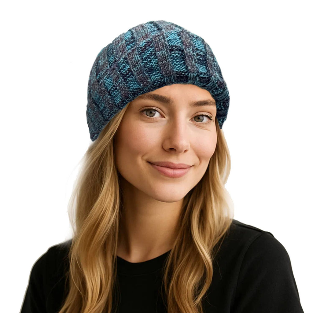 Alpaca Beanie Hat - Accordion - Bliss