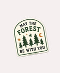 May The Forest Be With You Sticker
