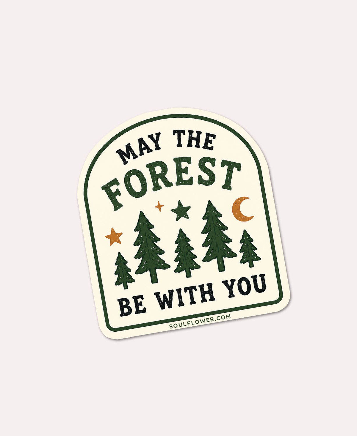 May The Forest Be With You Sticker