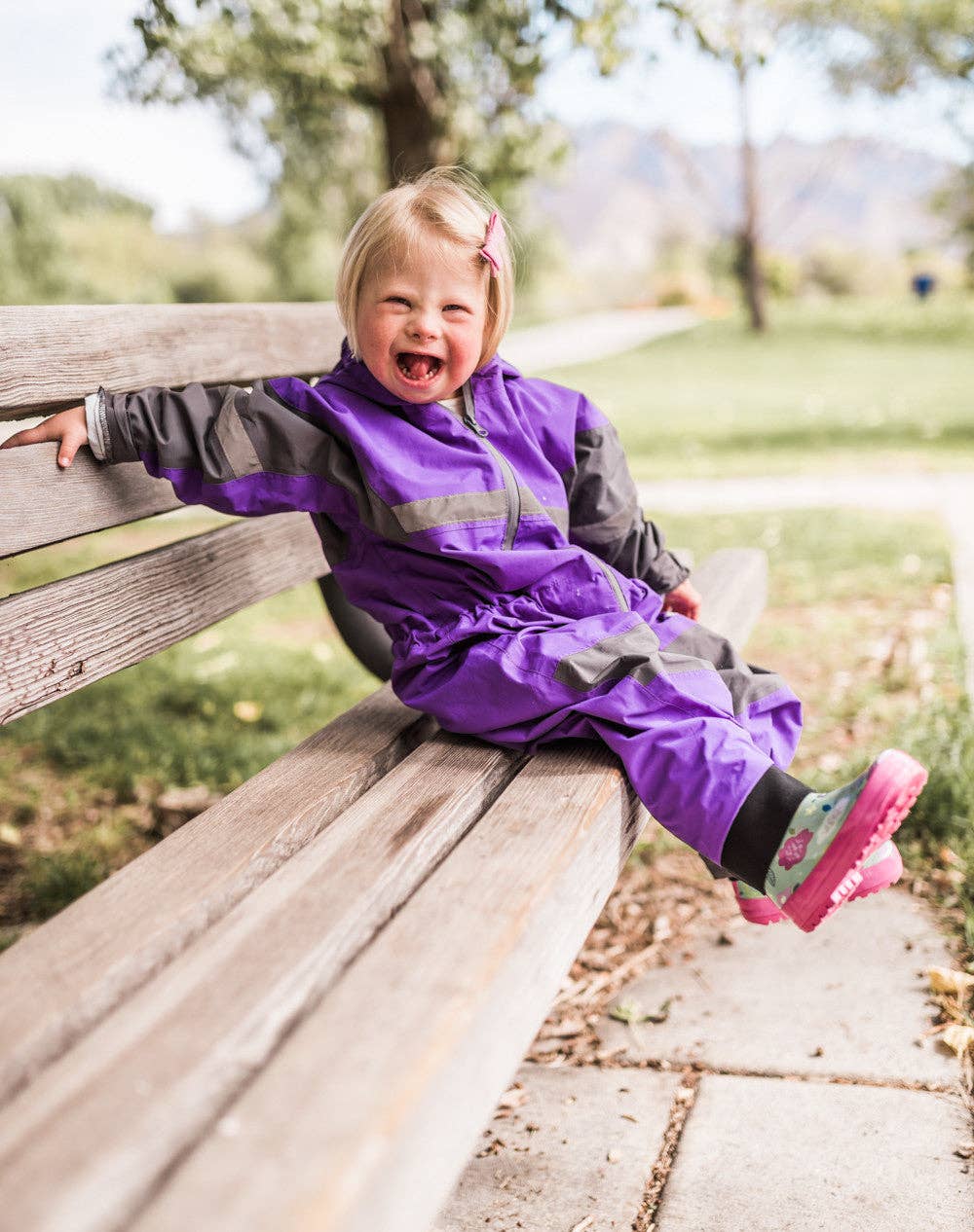 Trail Suit (Kids'), Deep Purple