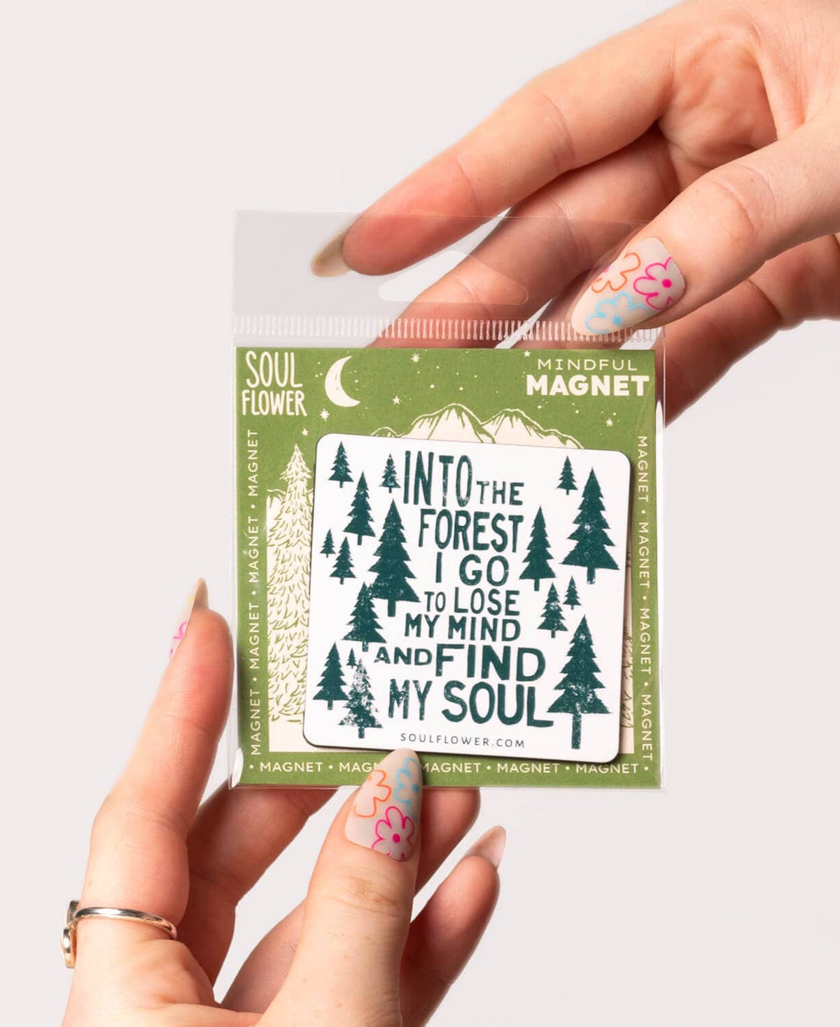 Into the Forest Magnet - Inspirational Quote Magnets