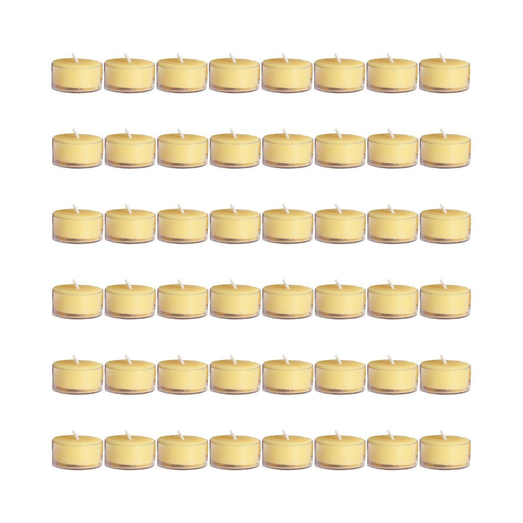 Tea Light Candles – 100% Pure Beeswax – 5 Hour Burn
