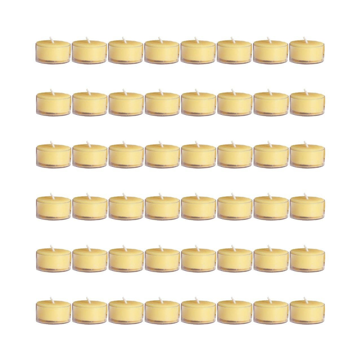 Tea Light Candles – 100% Pure Beeswax – 5 Hour Burn