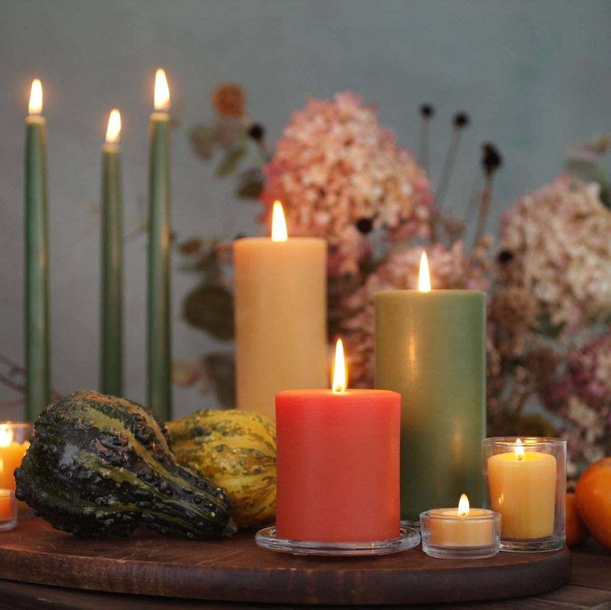 Tea Light Candles – 100% Pure Beeswax – 5 Hour Burn