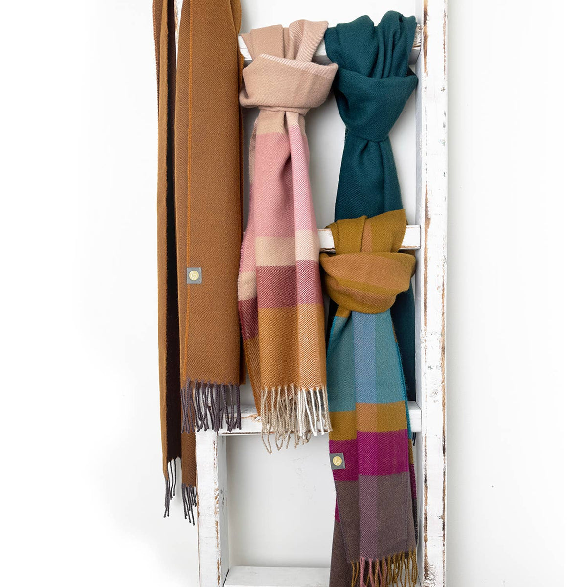 100% Baby Alpaca Scarf - Tapenade
