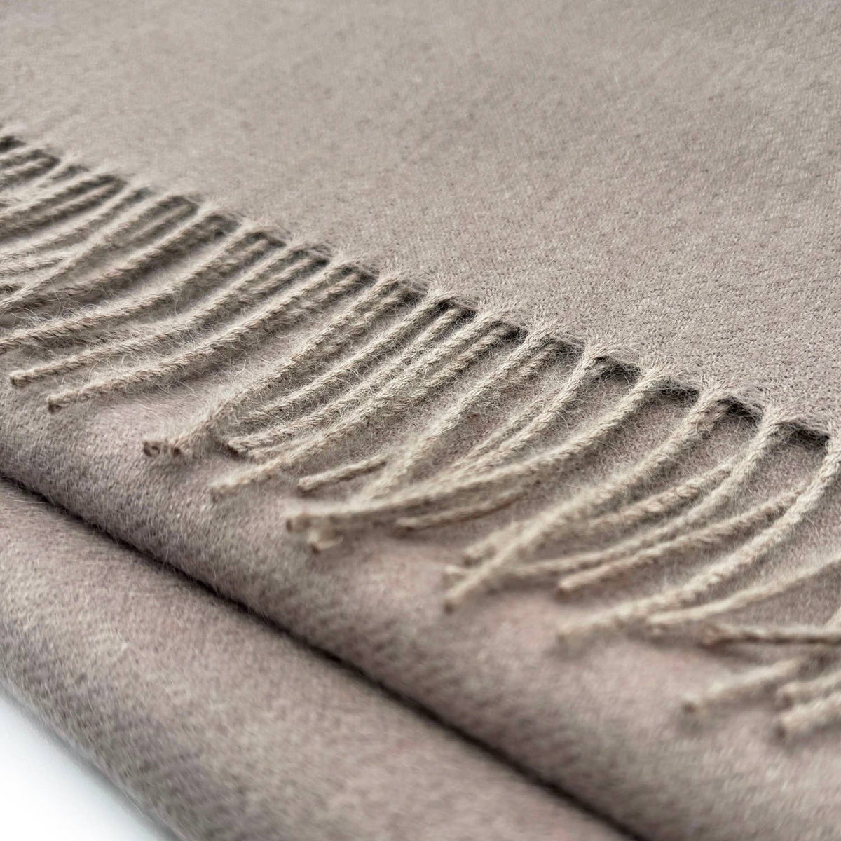 100% Baby Alpaca Scarf - Hazelnut