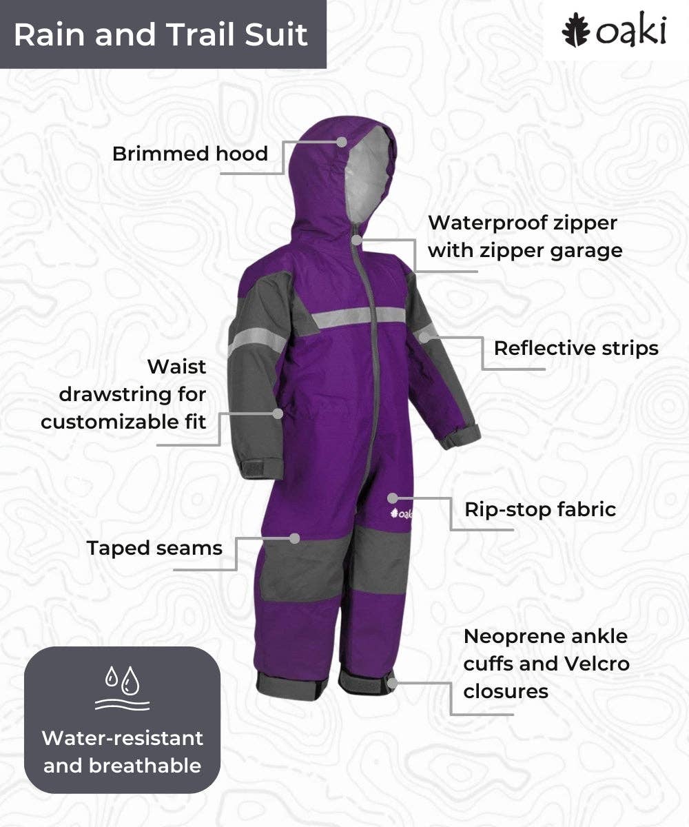 Trail Suit (Kids'), Deep Purple