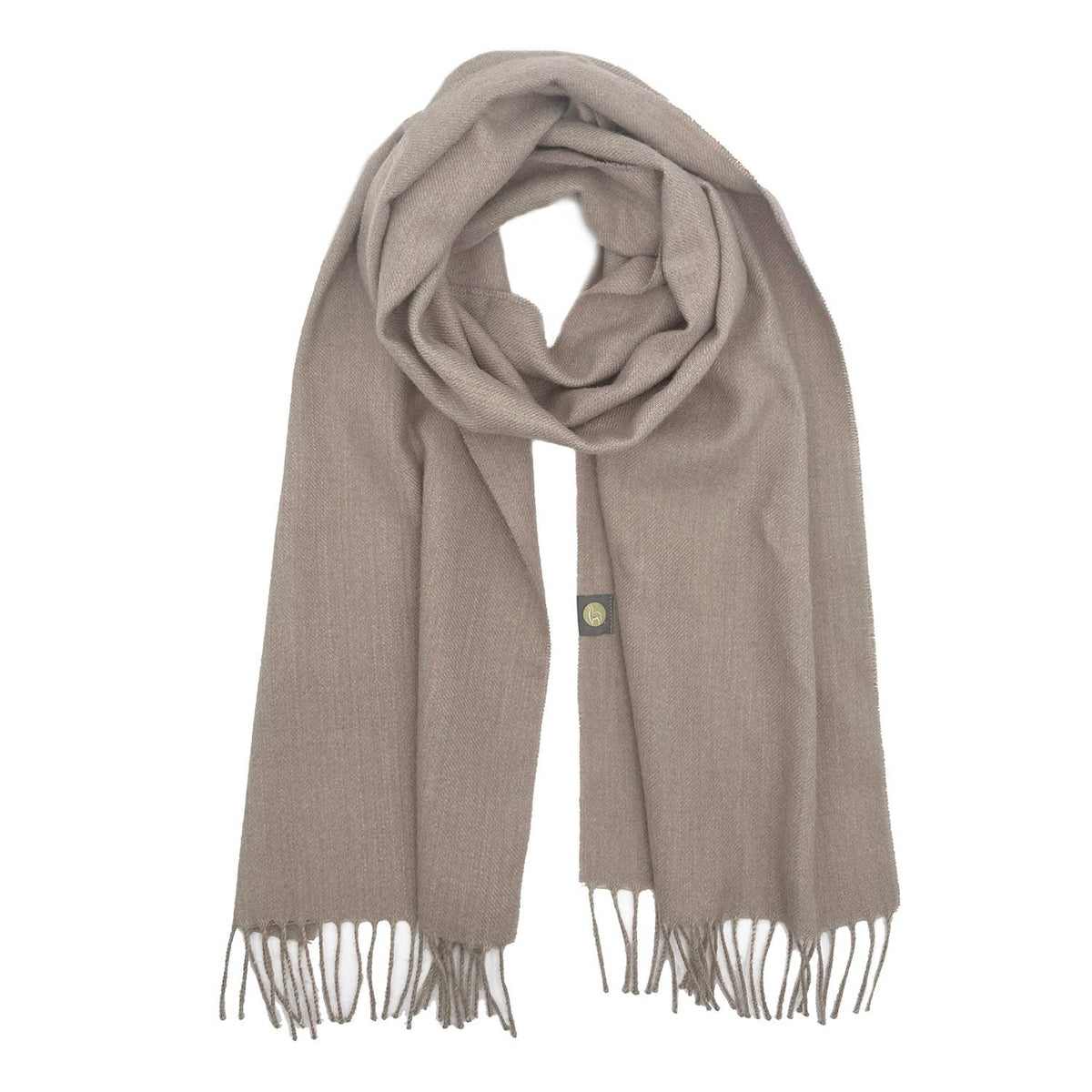100% Baby Alpaca Scarf - Hazelnut