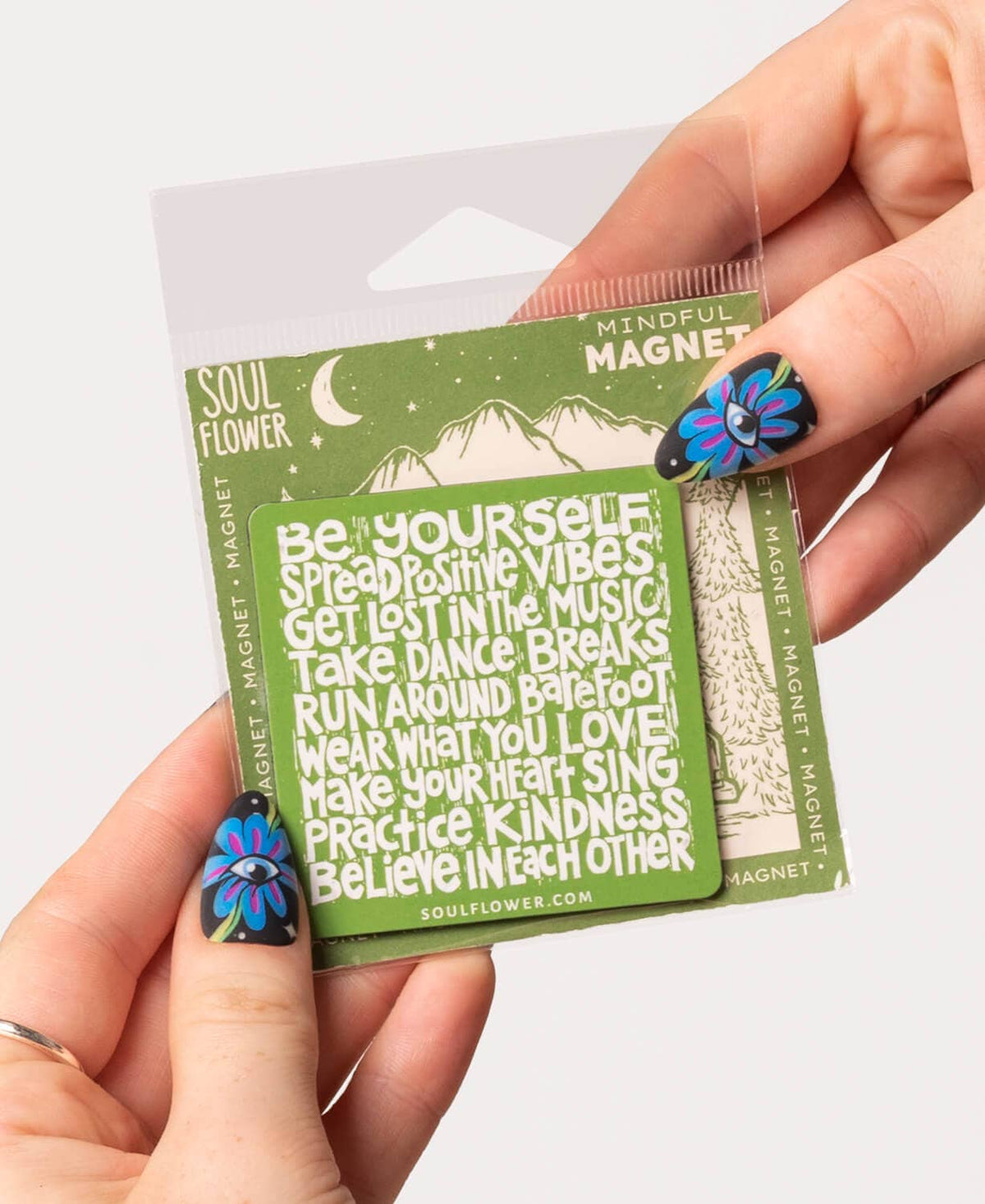 Soul Flower Manifesto Magnet - Inspirational Magnets