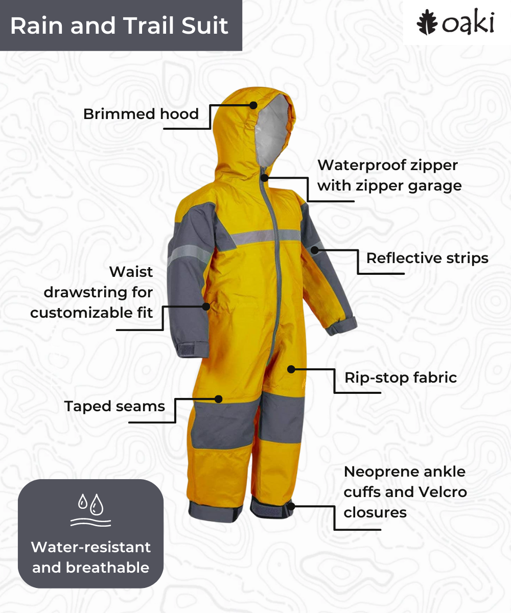 Trail Suit (Kids'), Sundance Yellow