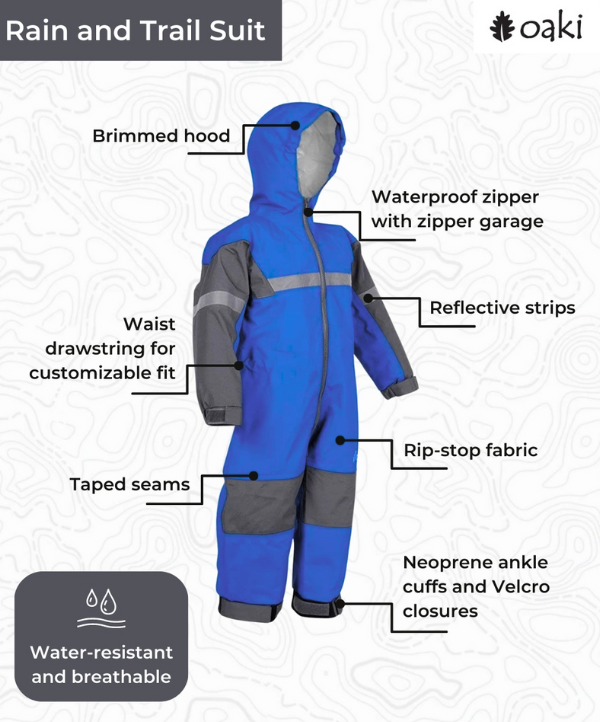 Trail Suit (Kids'), Brighton Blue