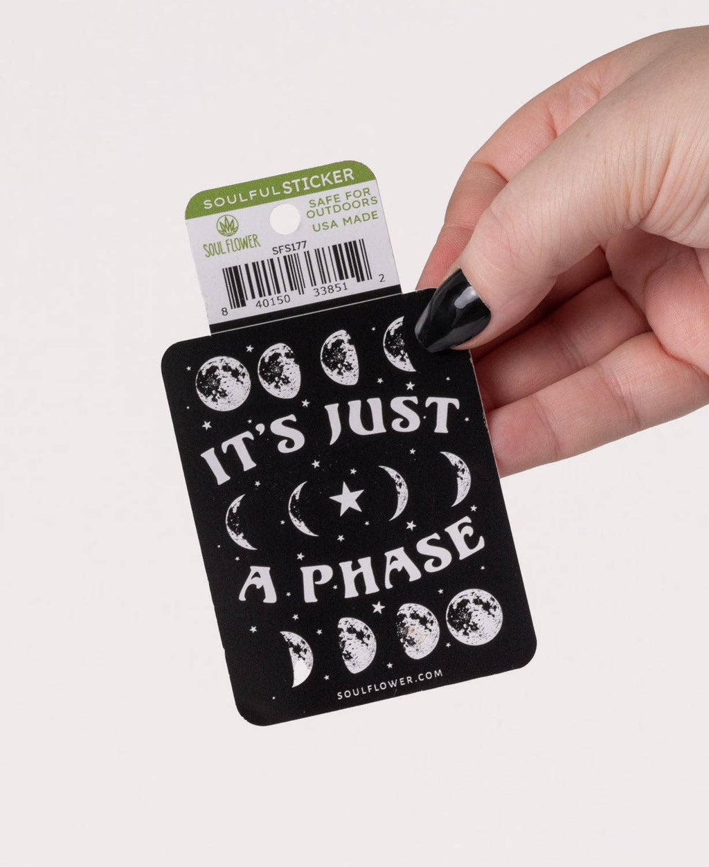 It's Just A Phase Moon Sticker - Mystic Stickers