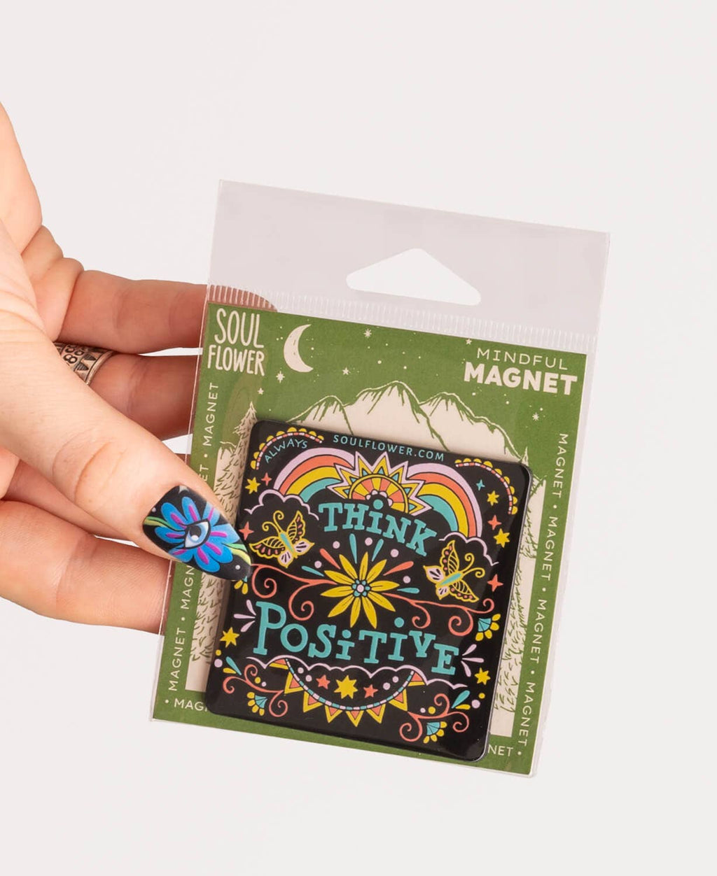 Think Positive Magnet - Cool Fridge Magnets