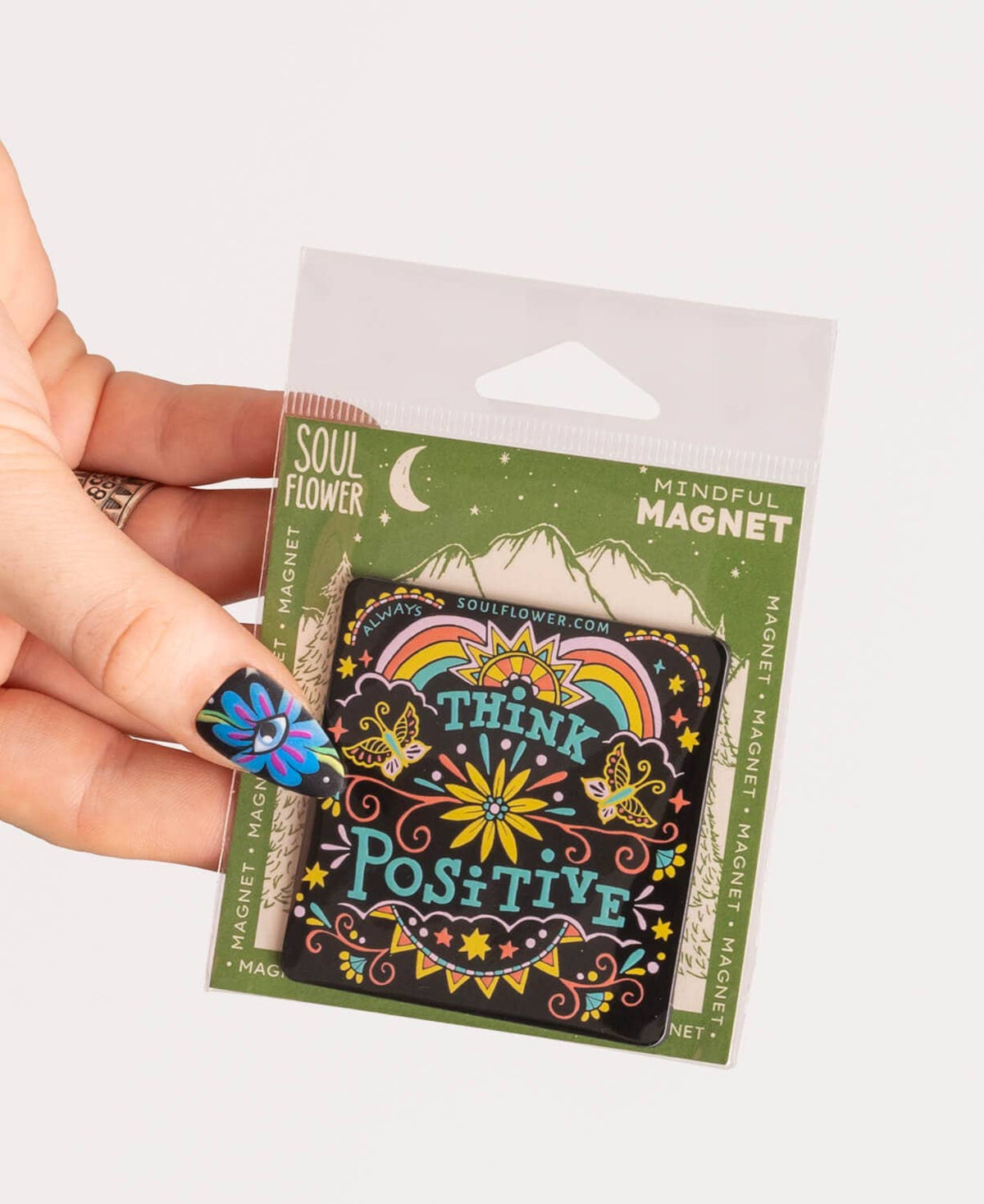 Think Positive Magnet - Cool Fridge Magnets