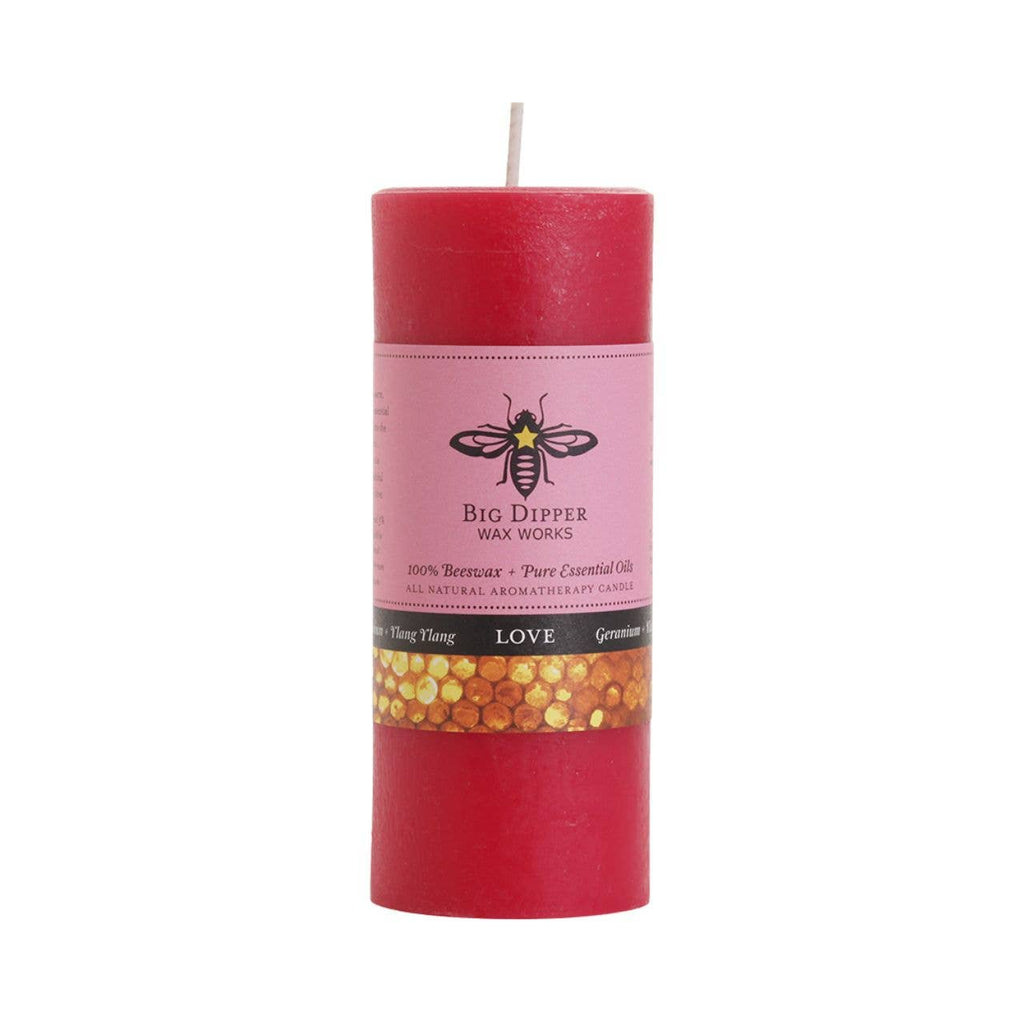 Beeswax Pillar Candles – Aromatherapy – 3 Sizes, 9 Scents